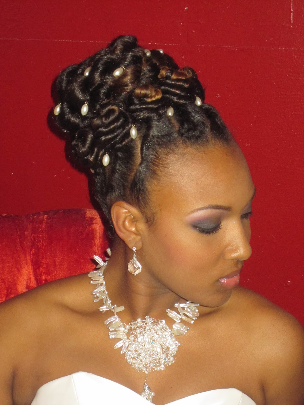 Black Girl Updo Hairstyles
 Maria Hairtistic Designer Bridal Shoot