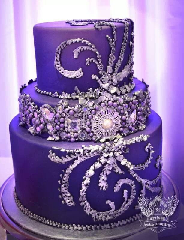 Bling Birthday Cakes
 Edible Bling Wedding Cake Ideas and Designs
