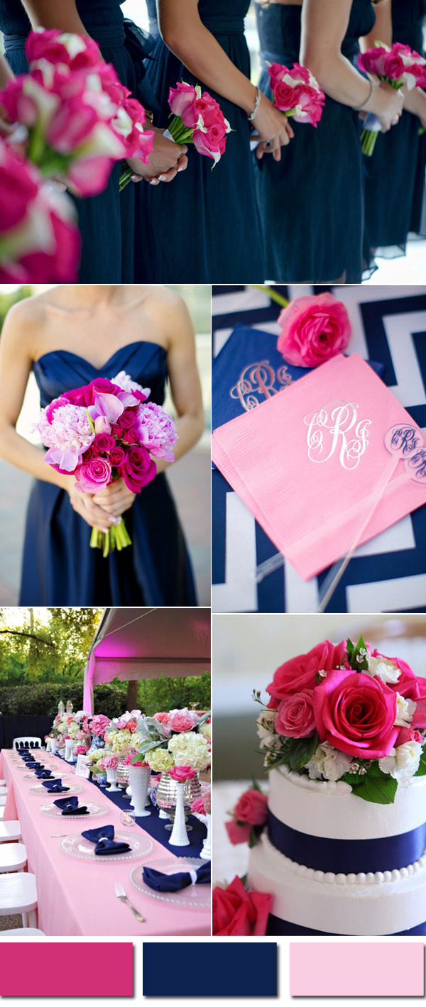 Blue And Red Wedding Colors
 Wedding Colors Trends For 2017 Spring Pink Yarrow Color