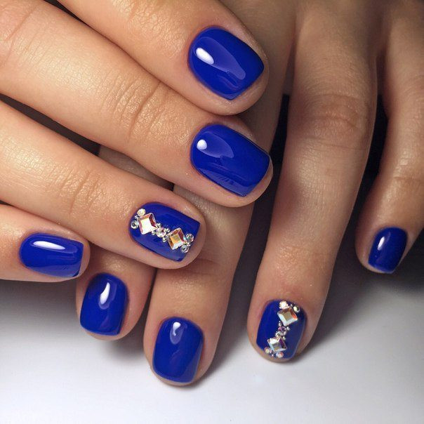 Blue Gel Nail Designs
 Blue nail art ideas – a universe of creative manicure designs