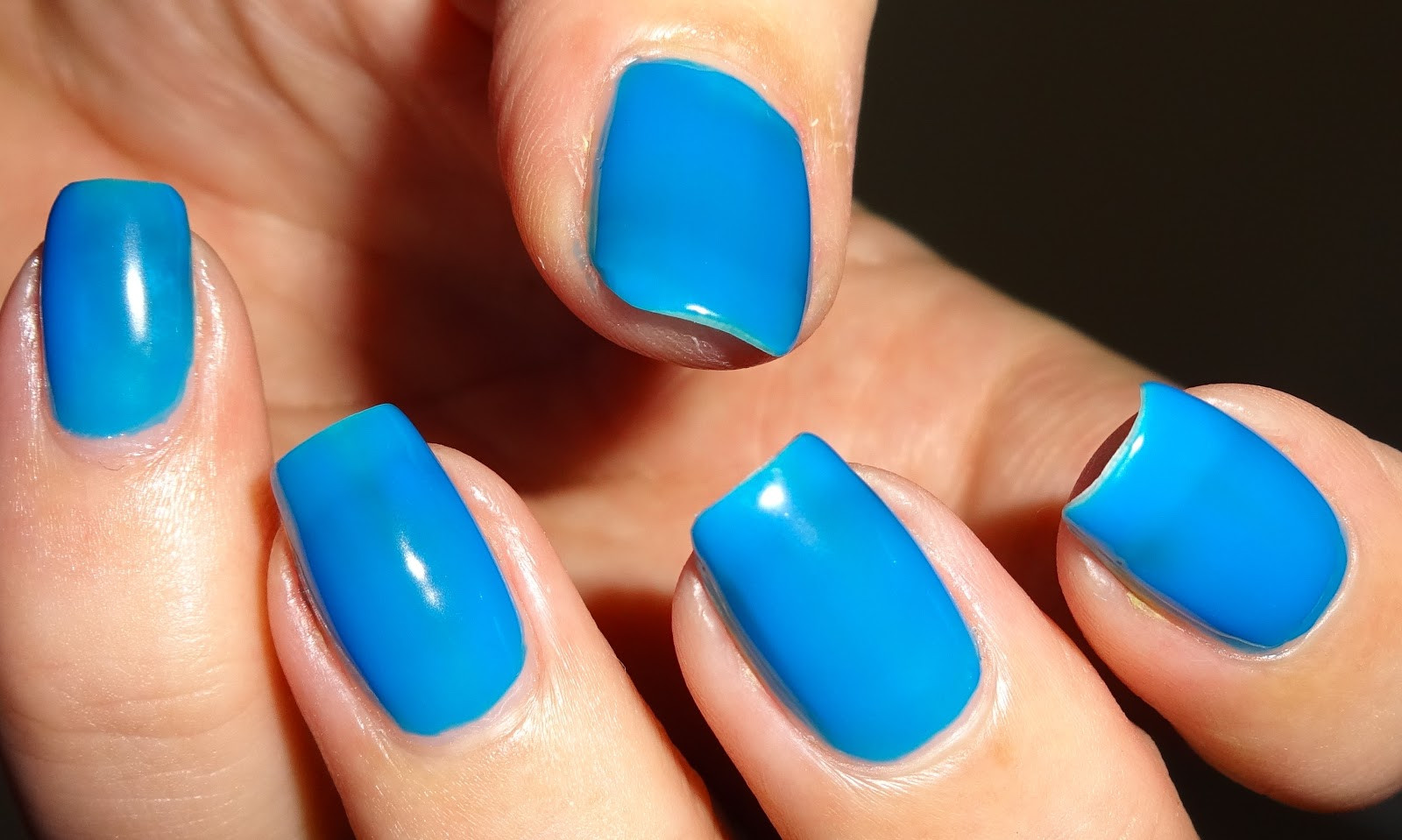 Blue Nail Colors
 Wendy s Delights Stargazer Neon Blue Nail Polish