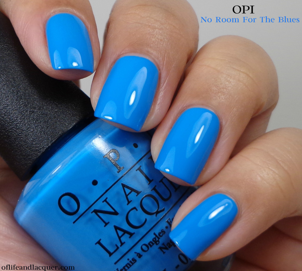 Blue Nail Colors
 OPI No Room For The Blues Cause I m Feeling Blue