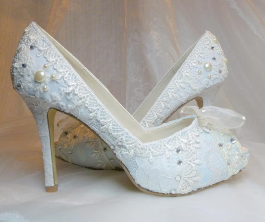 Blue Sole Wedding Shoes
 A Wedding Addict Baby Blue Wedding Shoes