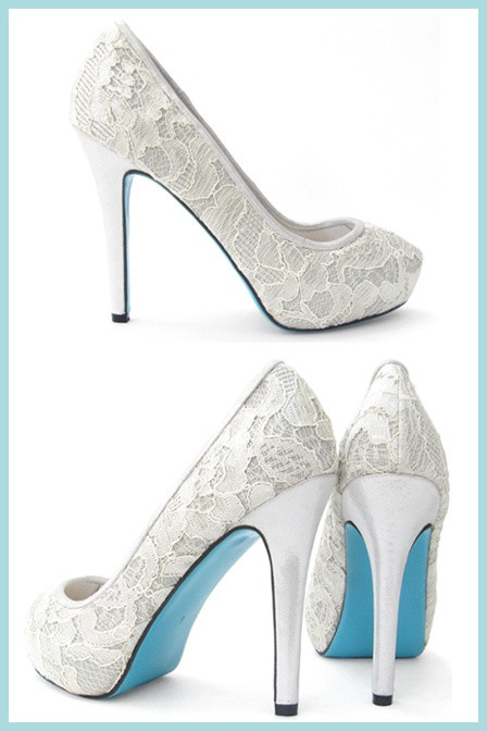 Blue Sole Wedding Shoes
 April Bridal Shoes l Blue Sole Trend
