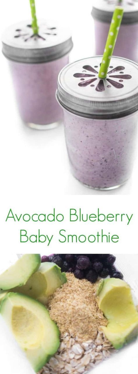Blueberry Baby Food Recipe
 avocado blueberry baby smoothie recipe ideal for kids and