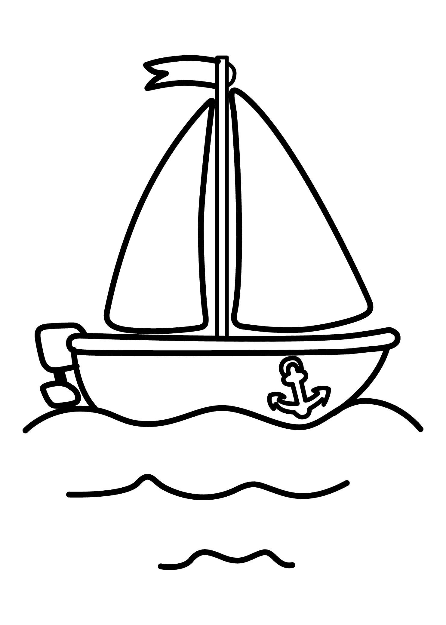 Boat Coloring Pages For Toddlers
 21 Printable Boat Coloring Pages Free Download