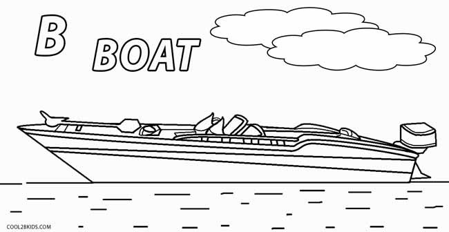 Boat Coloring Pages For Toddlers
 Printable Boat Coloring Pages For Kids
