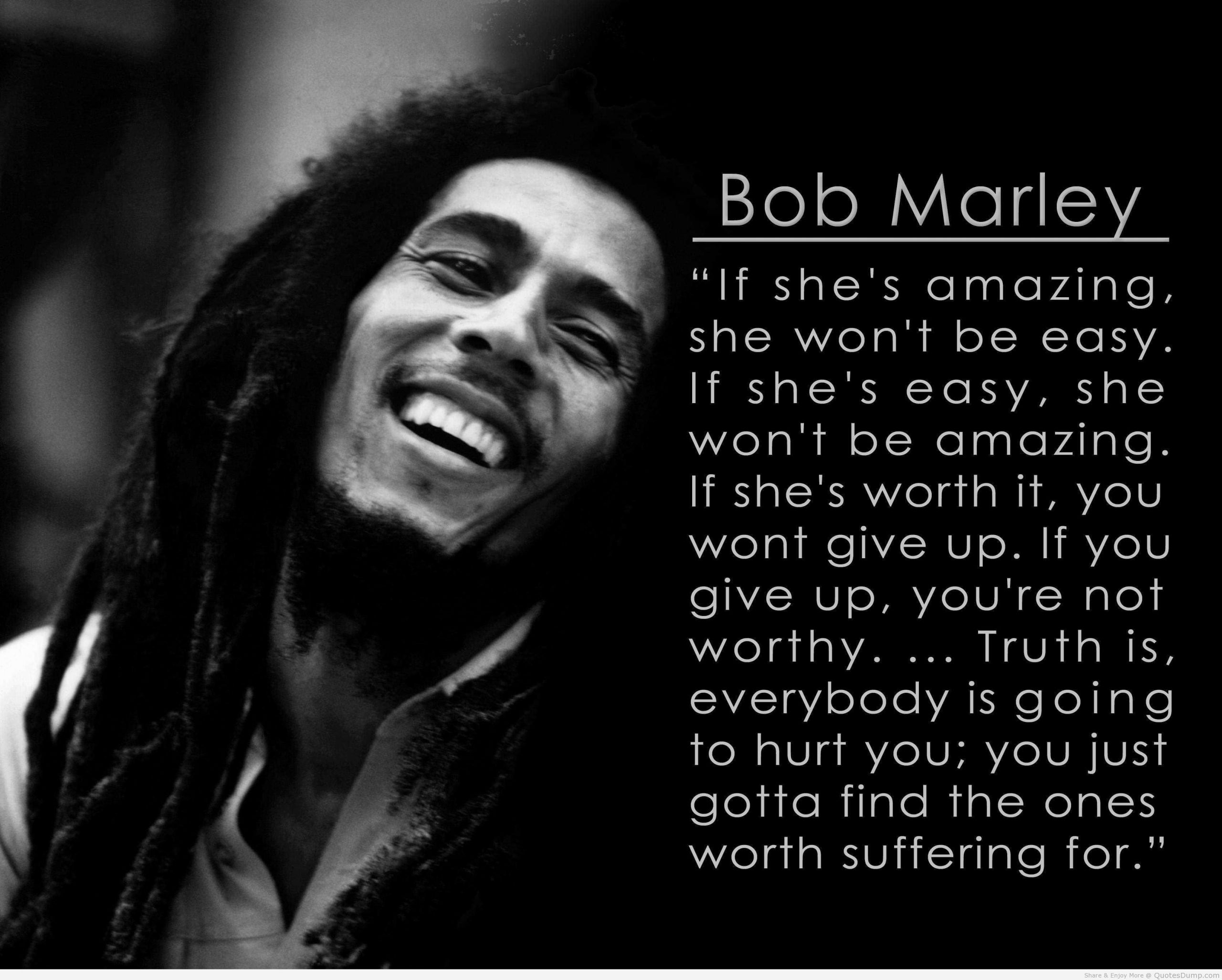 Bob Marley Love Quotes
 25 Inspiring Bob Marley Quotes – The WoW Style