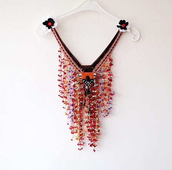 Body Jewelry Top
 Body Harness Jewelry Crochet Harness Bikini Crochet by
