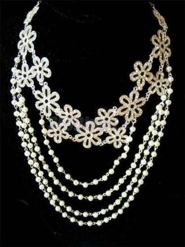 Body Jewelry Wedding
 Wedding Crystal Pearl Shoulder Chain Body Jewelry Bridal