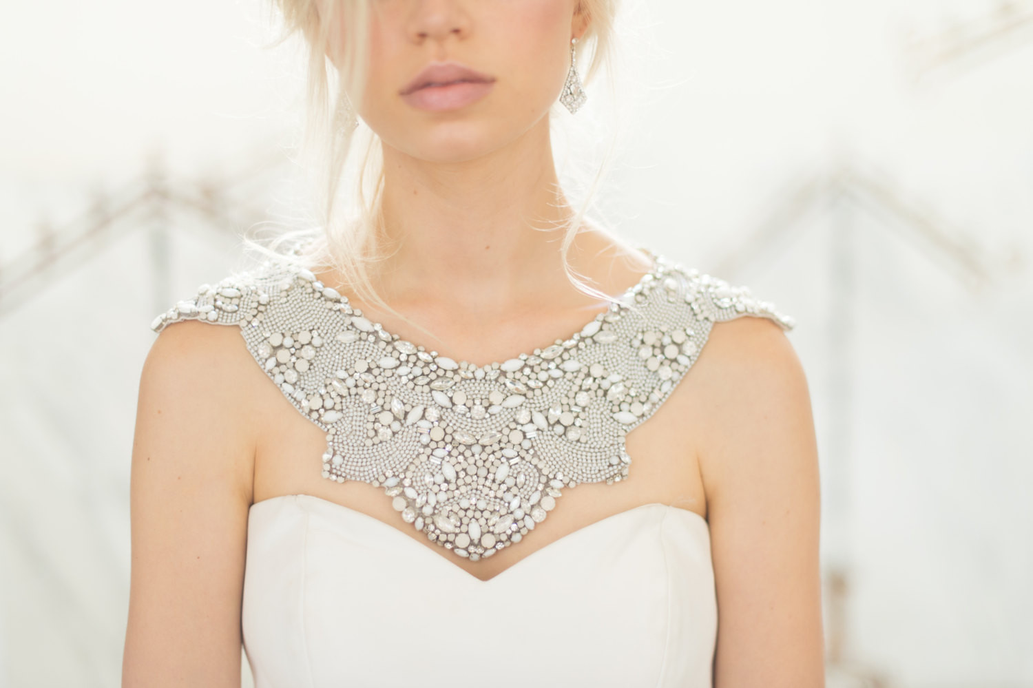 Body Jewelry Wedding
 Shoulder Necklace Bridal Body Jewelry Opal by CamillaChristine