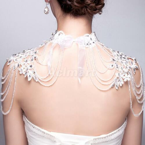 Body Jewelry Wedding
 Crystal Bride Shoulder Body Chain Jewelry Wedding