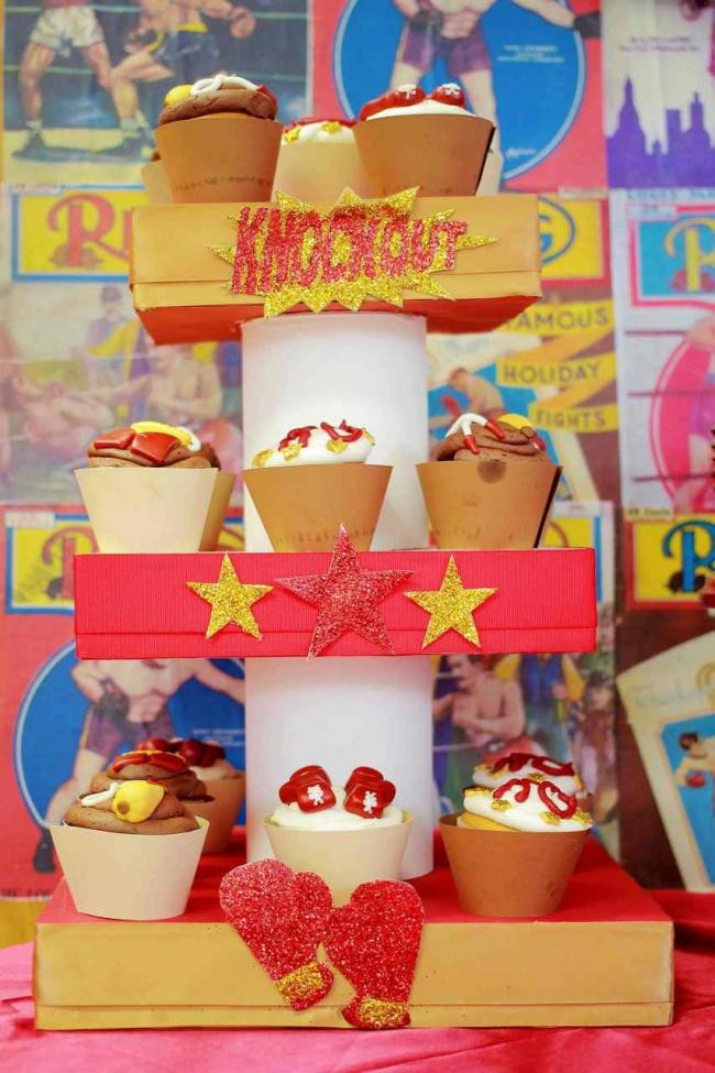 Boxing Party Food Ideas
 Vintage Boxing Birthday Party Spaceships and Laser Beams