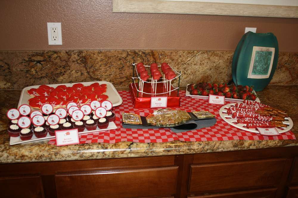 Boxing Party Food Ideas
 Boxing Baby Shower Party Ideas 8 of 12