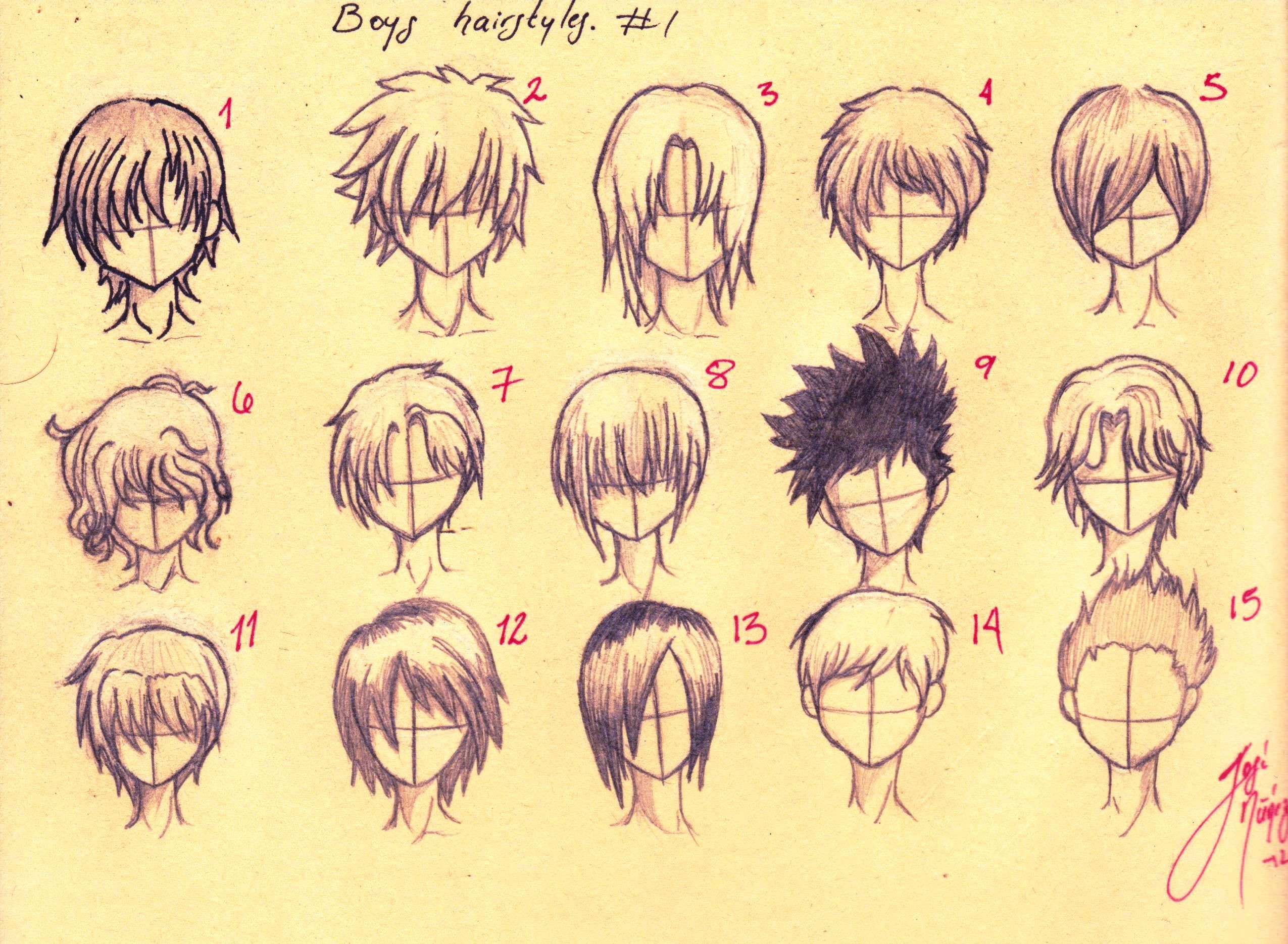 Boy Hairstyles Anime
 Pin en Hair & Beauty