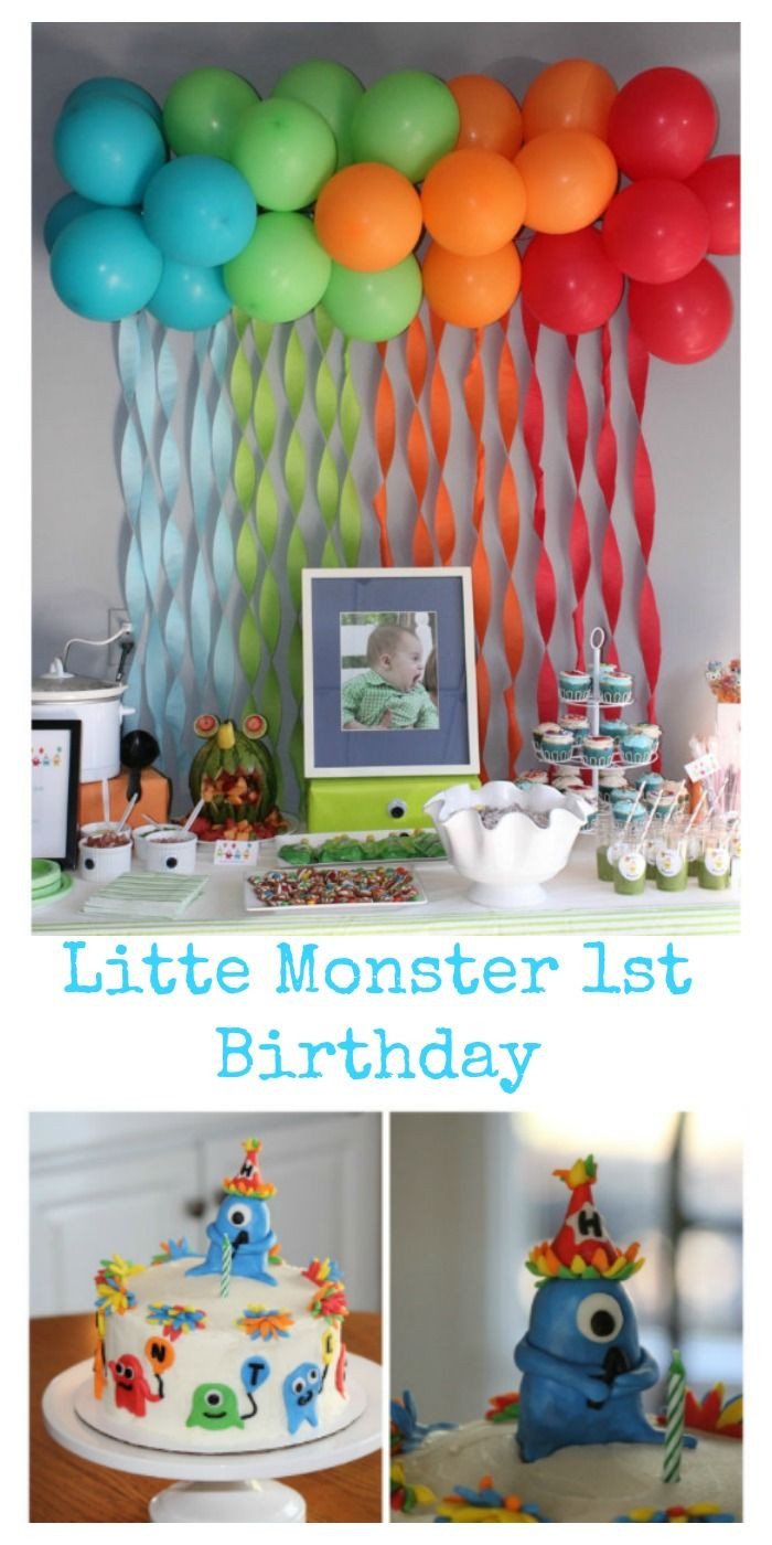 Boys Birthday Party Ideas
 Hunter s first birthday couldn t have gone any better The