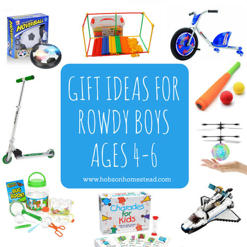 Boys Gift Ideas Age 6
 15 Gift Ideas for Rowdy Boys Ages 4 6