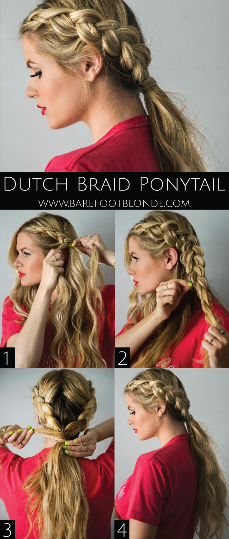 Braid Hairstyles Tutorial
 17 Stunning Dutch Braid Hairstyles With Tutorials Pretty
