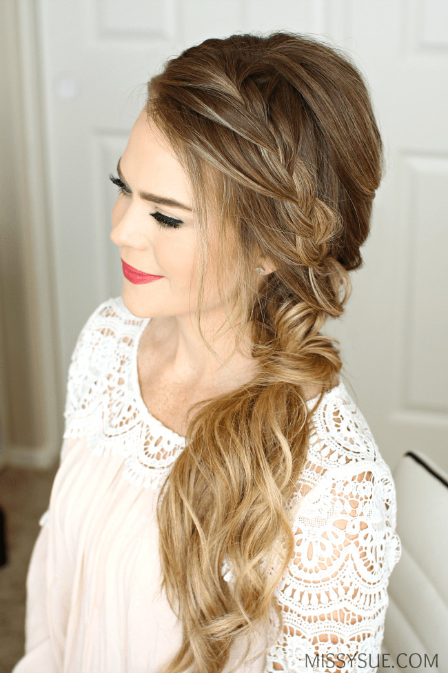 Braid Prom Hairstyles
 Braided Side Swept Prom Hairstyle