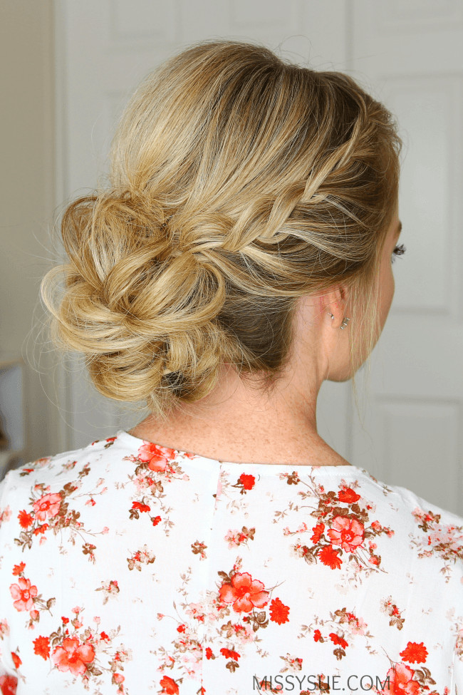 Braid Prom Hairstyles
 Double Lace Braids Updo