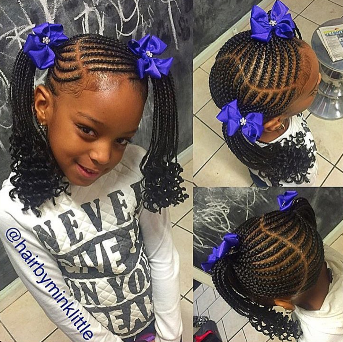 Braided Hairstyles For Kids With Weave
 Pin by Black Hair Information Coils Media Ltd on Kids