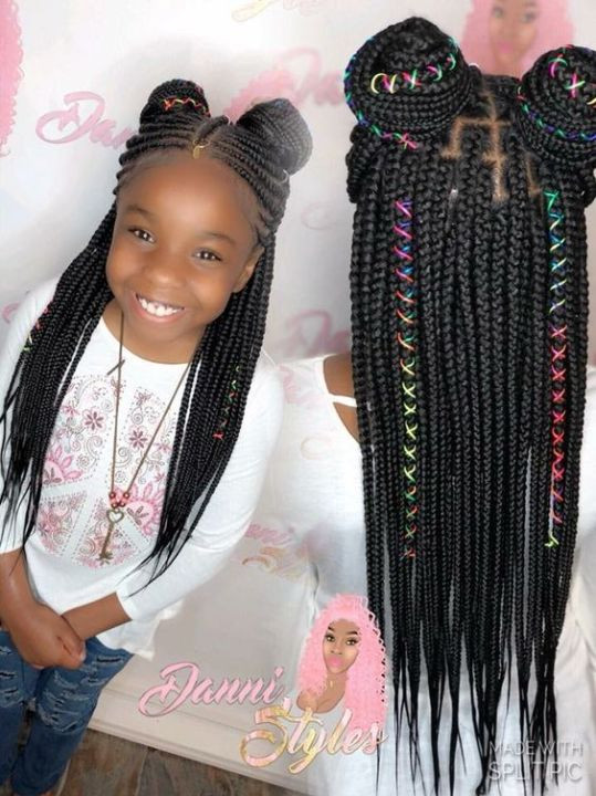 Braided Hairstyles For Kids With Weave
 10 Holiday Hairstyles For Natural Hair Kids Your Kids Will