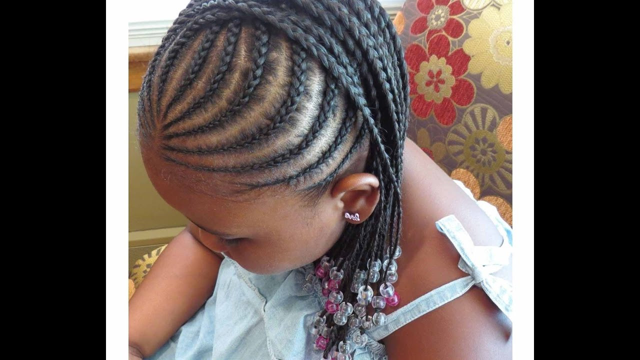 Braided Hairstyles For Kids With Weave
 Beautiful Ghana Weaving Hairstyles for Kids Awesome