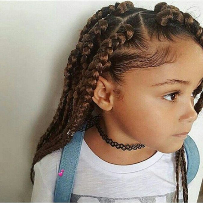 Braided Hairstyles For Kids With Weave
 Top 10 Cutest Hairstyles for Black Girls in 2018 – Pouted