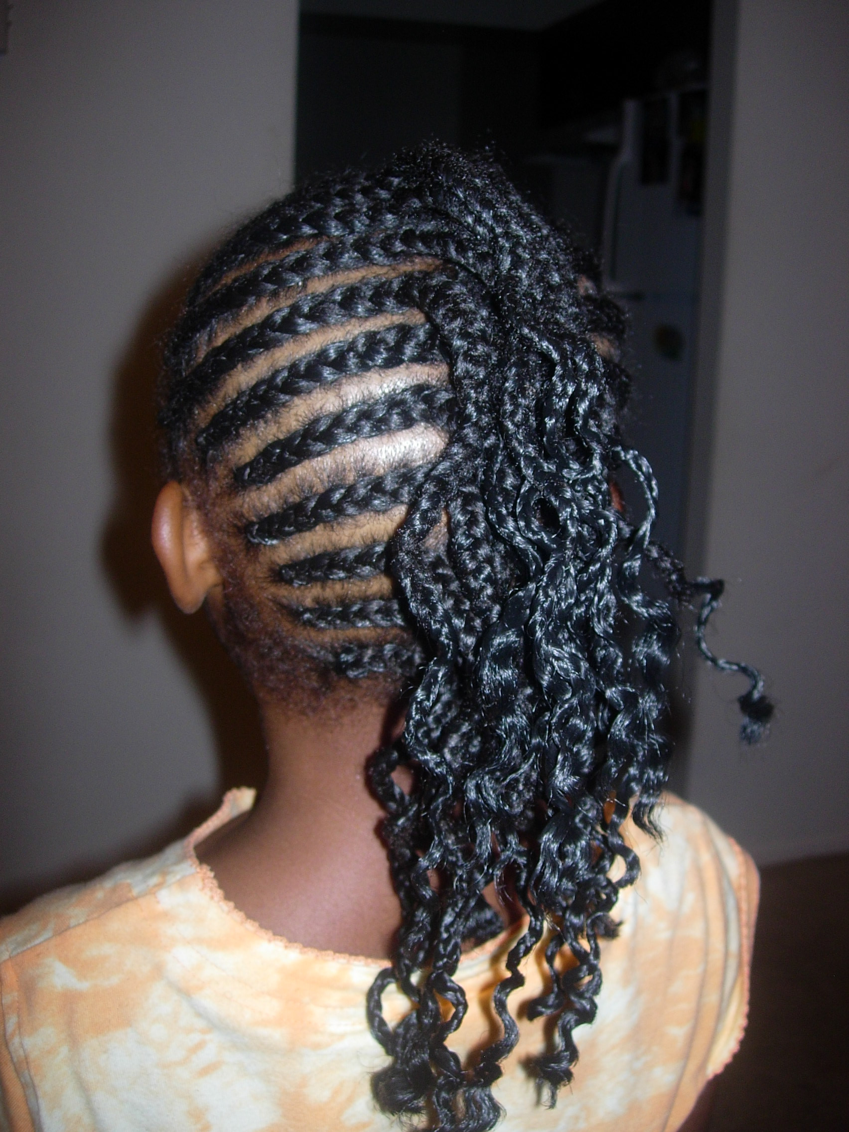 Braided Hairstyles For Kids With Weave
 CORNROWS
