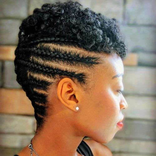 Braided Hairstyles For Short Natural Black Hair
 19 Hottest Short Natural Haircuts for Black Women with