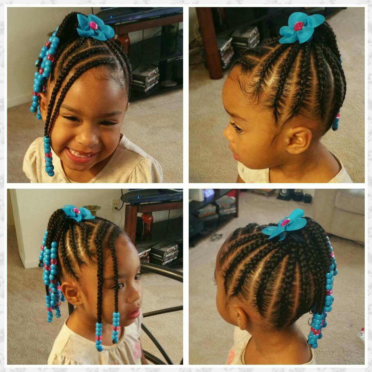 Braided Kids Hairstyles
 Beautiful braided childs hair style with braided bangs