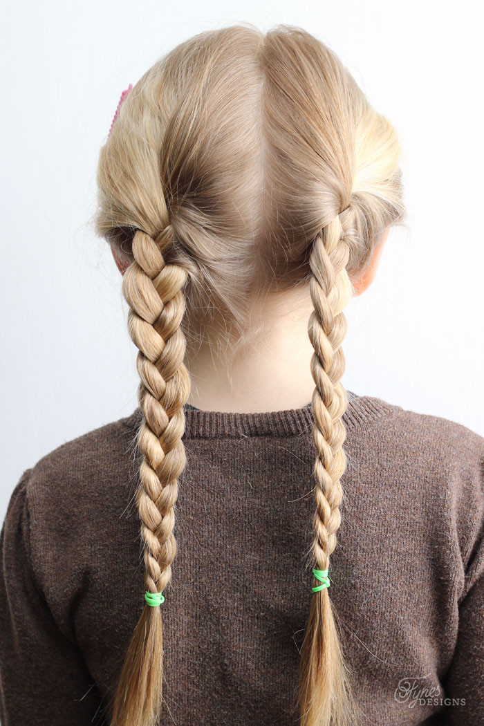 Braided Pigtail Hairstyles
 5 Minute School Day Hair Styles FYNES DESIGNS