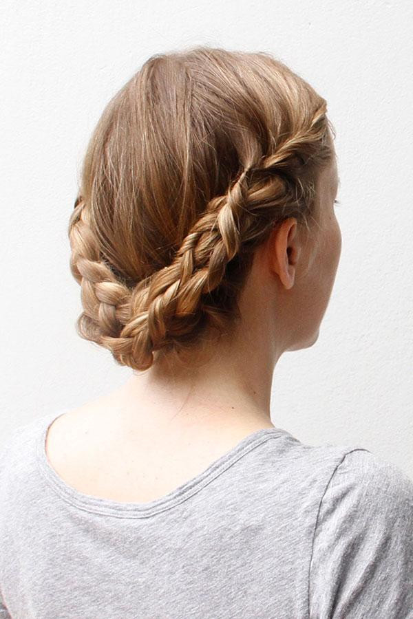 Braids Updo Hairstyles
 Elevate Your Braided Updo with a Lovely Lace Braid