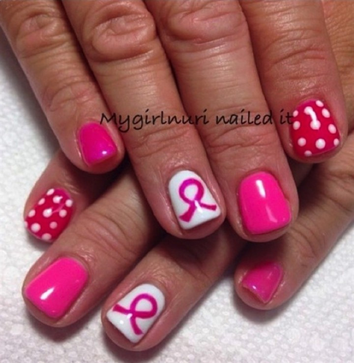 Breast Cancer Nail Art
 19 Breast Cancer Nails Raise Awareness About Breast Cancer