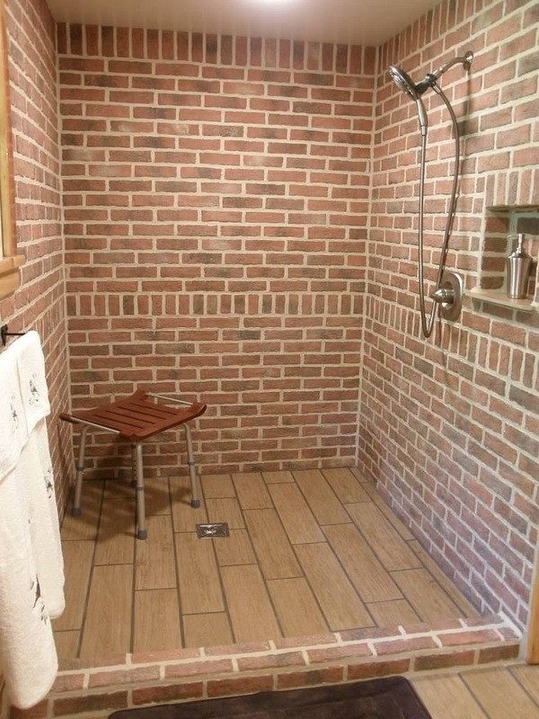 Brick Tile Bathroom
 10 The Most Amazing Brick Shower Designs Housely