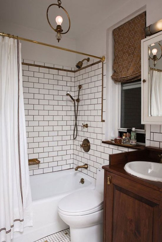 Brick Tile Bathroom
 33 Bathroom Designs with Brick Wall Tiles