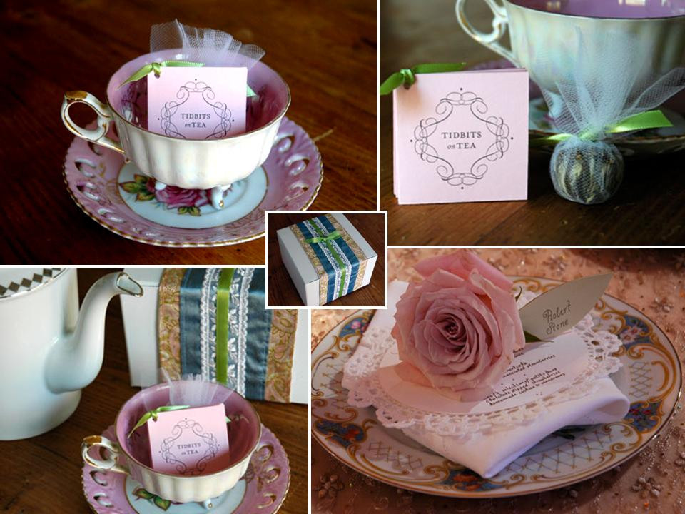 Bridal Tea Party Ideas
 Organizing a Beauty Tea party
