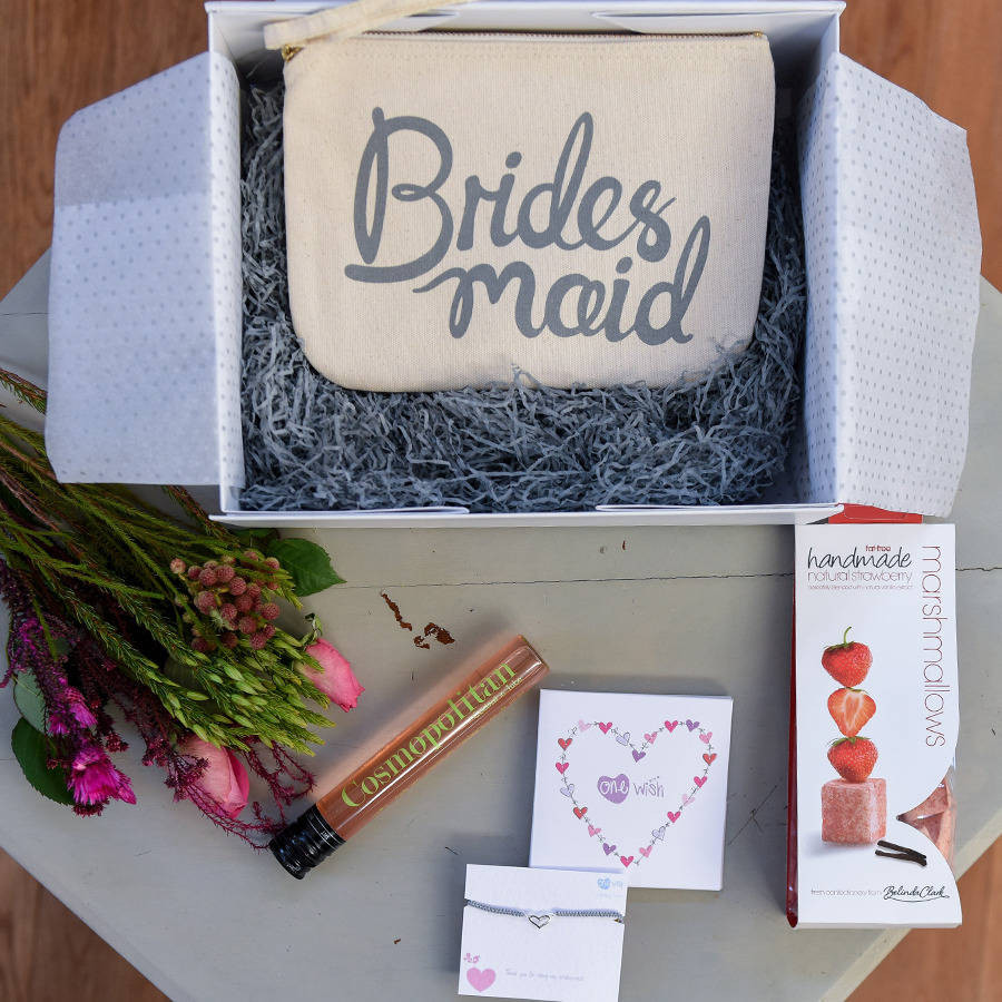 Bridesmaid Thank You Gift Box Ideas
 bridesmaid thank you t box by carabella ts