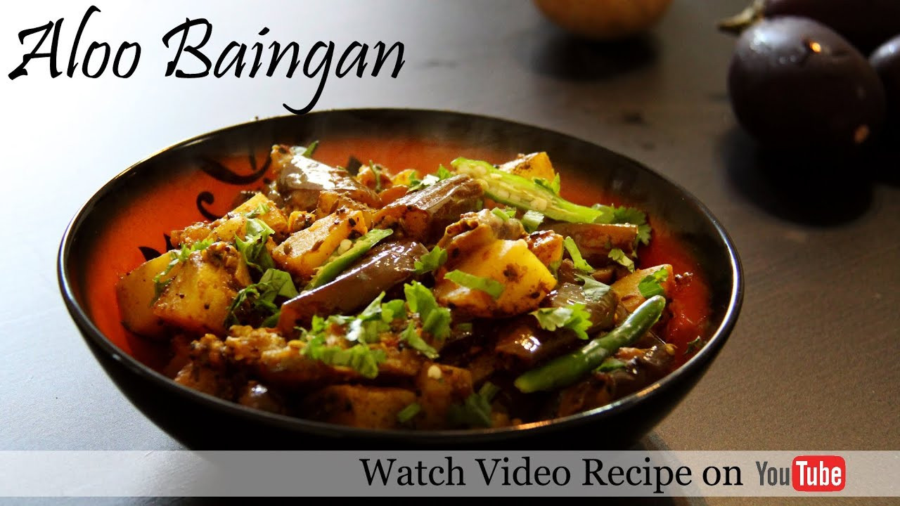 Brinjal Recipes Indian
 Eggplant Recipe or Aloo Baingan Recipe