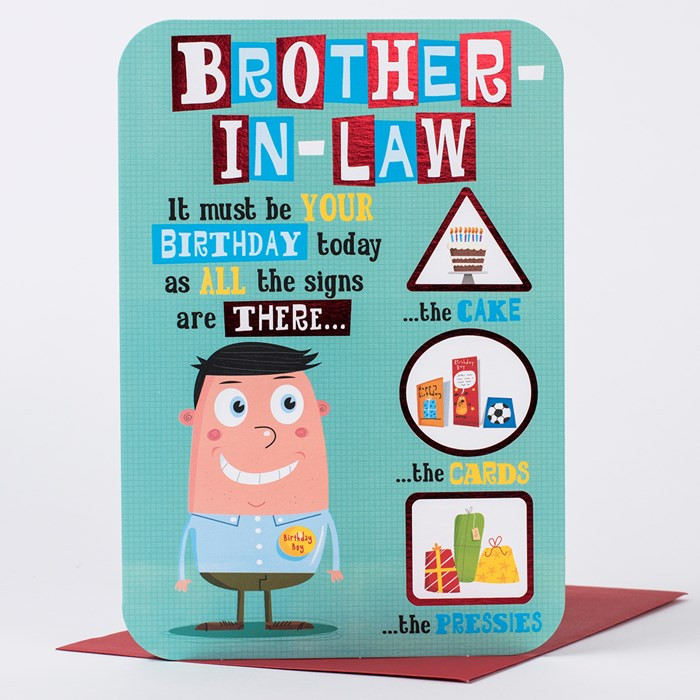 Brother In Law Birthday Cards
 Birthday Card Brother In Law Birthday Signs