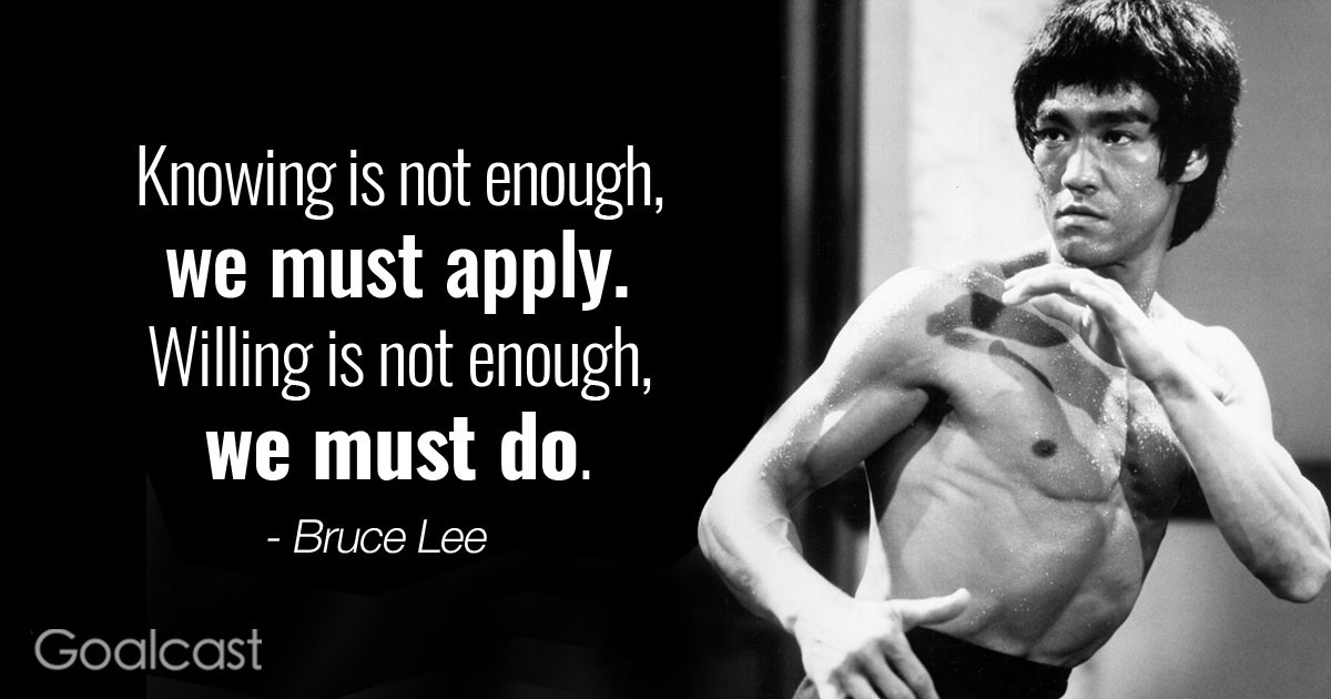 Bruce Lee Motivational Quotes
 Top 20 Most Inspiring Bruce Lee Quotes