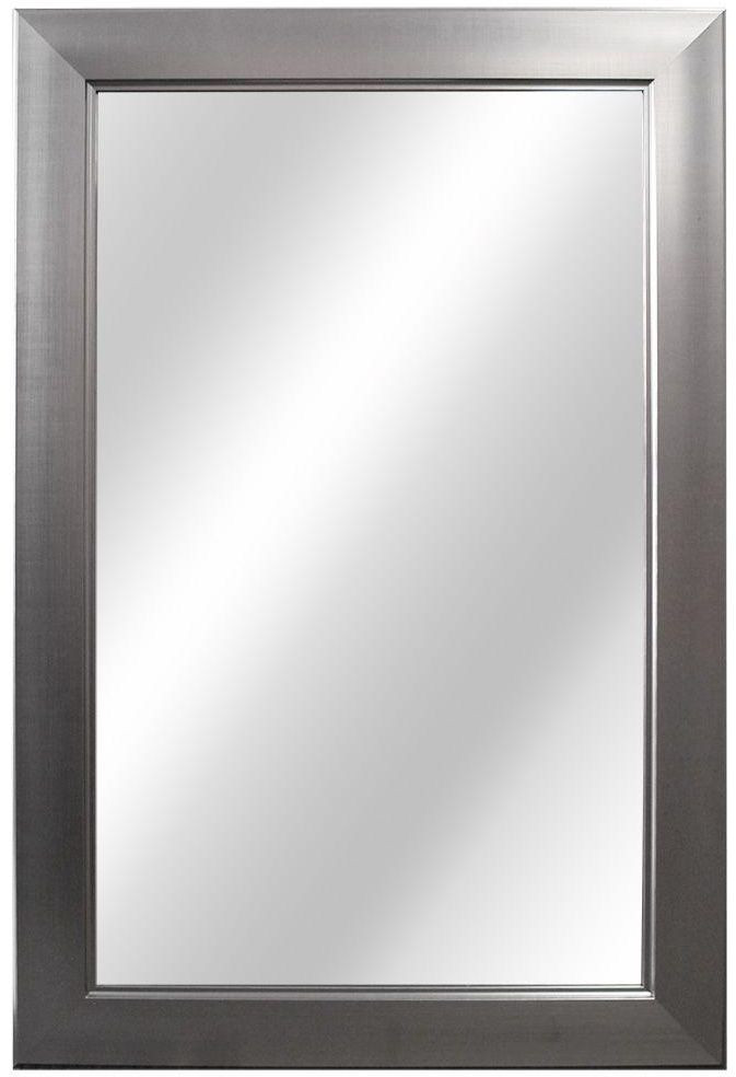Brushed Nickel Bathroom Mirrors
 24 35 In Rectangle Shaped Framed Fog Free Wall Mounted