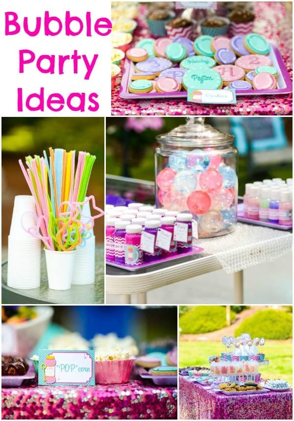Bubble Birthday Party Ideas
 Bubble Party Ideas Decorations Food Activities & More