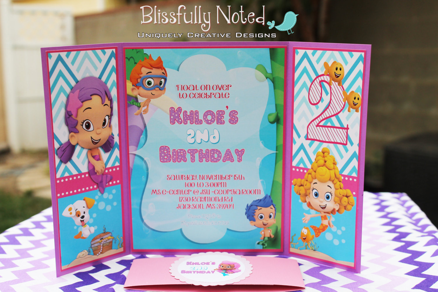 Bubble Guppies Birthday Invitation
 Bubble Guppies 10 Birthday Invitations by BlissfullyNoted