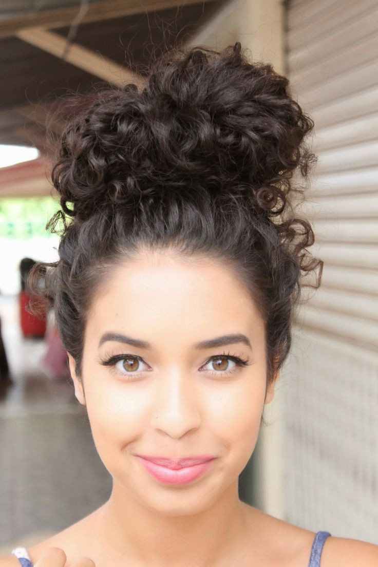 Bun Hairstyles For Curly Hair
 How to Keep Curly Hair in Great Shape Despite the Hot