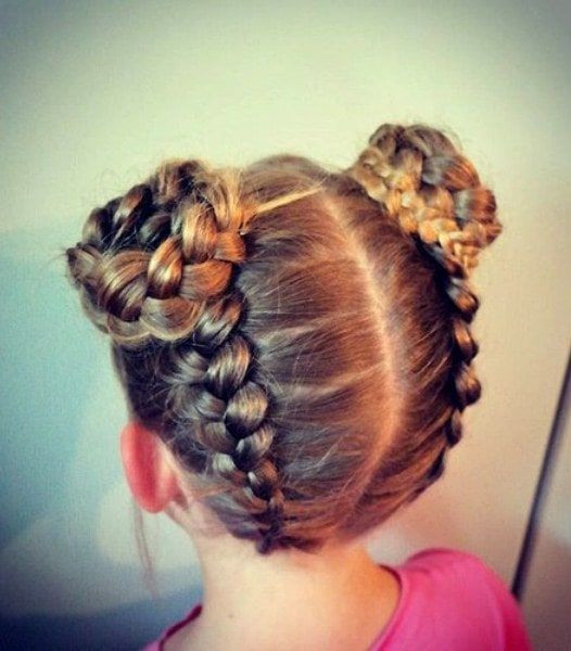 Bun Hairstyles For Kids
 30 Cute Braided Hairstyles for Little Girls