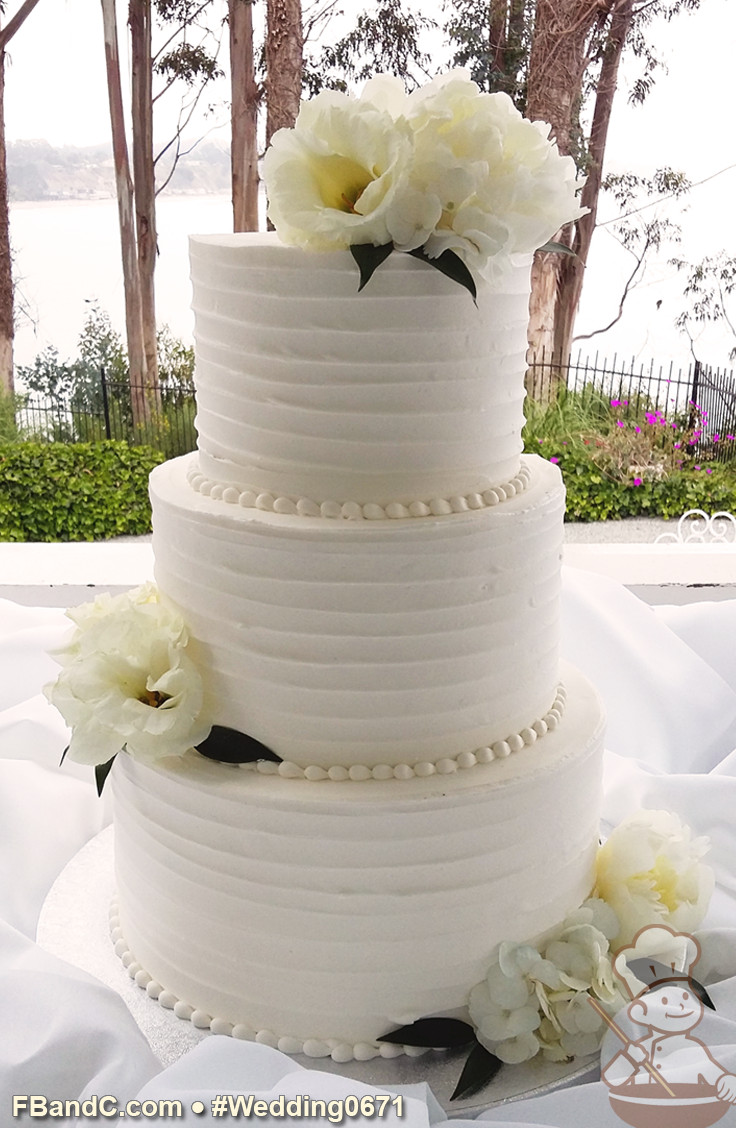 Buttercream Wedding Cakes Pinterest
 Design W 0671 Butter Cream Wedding Cake