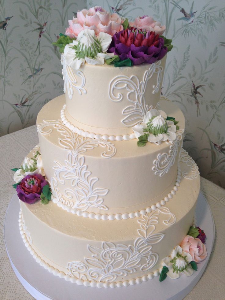 Buttercream Wedding Cakes Pinterest
 Buttercream Wedding Cake Wedding cakes