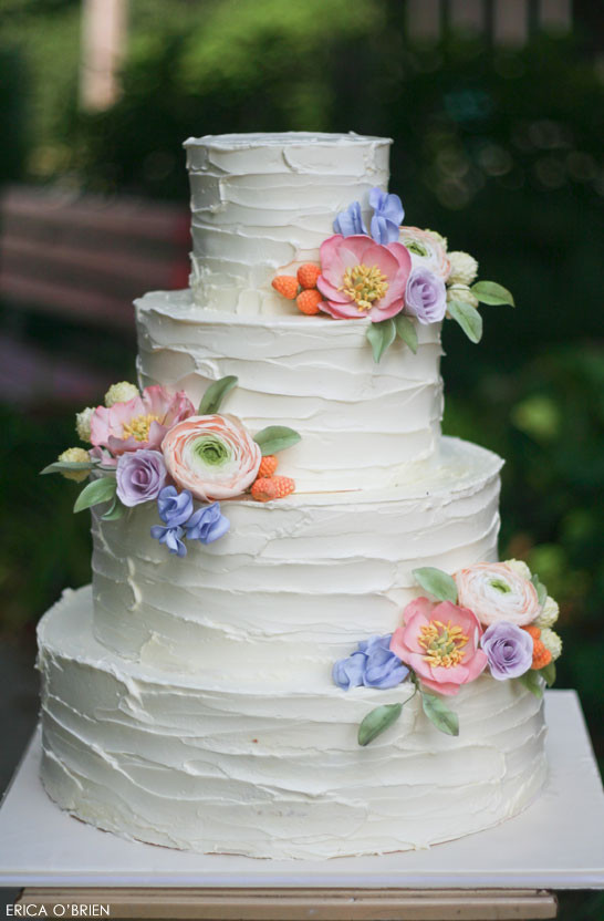 Buttercream Wedding Cakes Pinterest
 Rustic Buttercream & Sugar Flowers