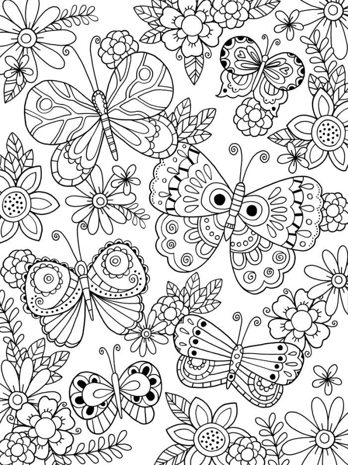 Butterfly Coloring Pages For Adults
 Butterfly Coloring Pages for Adults Best Coloring Pages